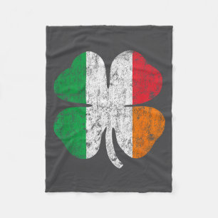 Irish Italian Flag Italy Ireland St Patricks Day Fleece Blanket