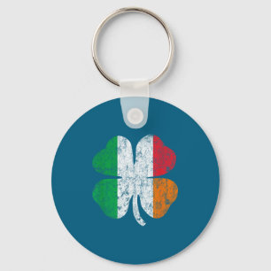 Irish Italian Flag Italy Ireland St Patricks Day Key Ring