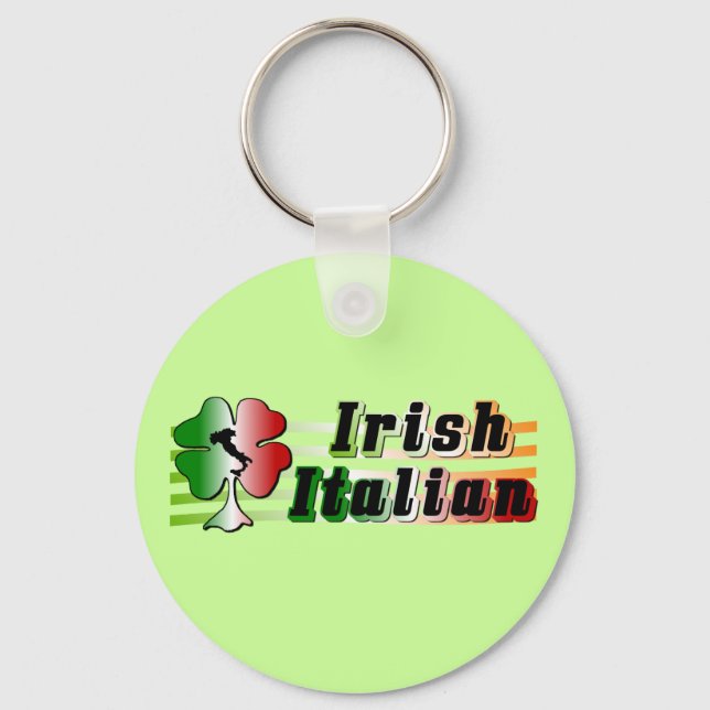 Irish Italian Key Ring (Front)