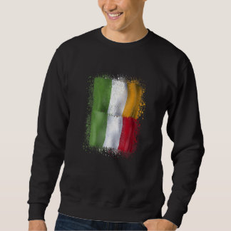 Irish Italian Love  Ireland And Italy Sweatshirt