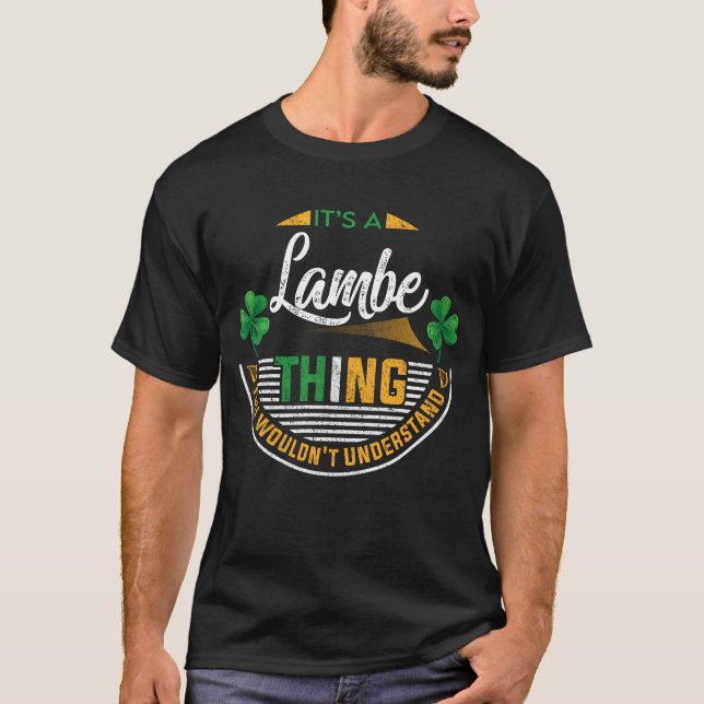 Irish - It's a Lambe Thing T-Shirt (Front)