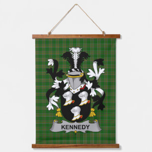 Irish Kennedy or O_Kennedy Coat of Arms Family Cre Hanging Tapestry