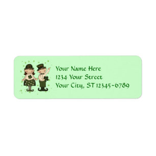 Irish Kids Label Return Address Label