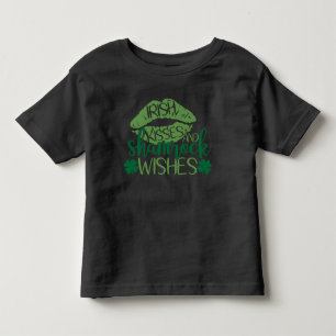 Irish Kisses & Shamrock Wishes Toddler T-Shirt