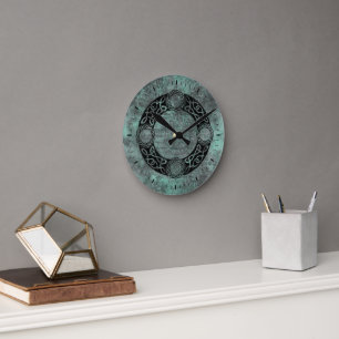 Irish Knot Designs Round Clock