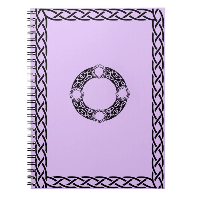 Irish Knot Designs Spiral Notebook (Front)