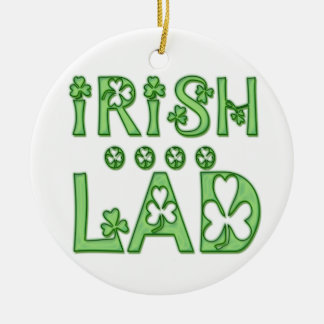 Irish Lad Ceramic Tree Decoration