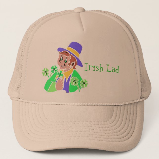 Irish Lad Trucker Hat (Front)