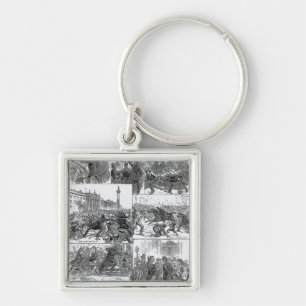Irish Land League Agitation Key Ring