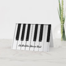 Irish language birthday piano card