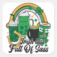 Irish Lass Full of Sass - Cheeky St. Patrick's Day