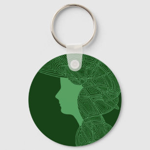Irish Lass Key Ring
