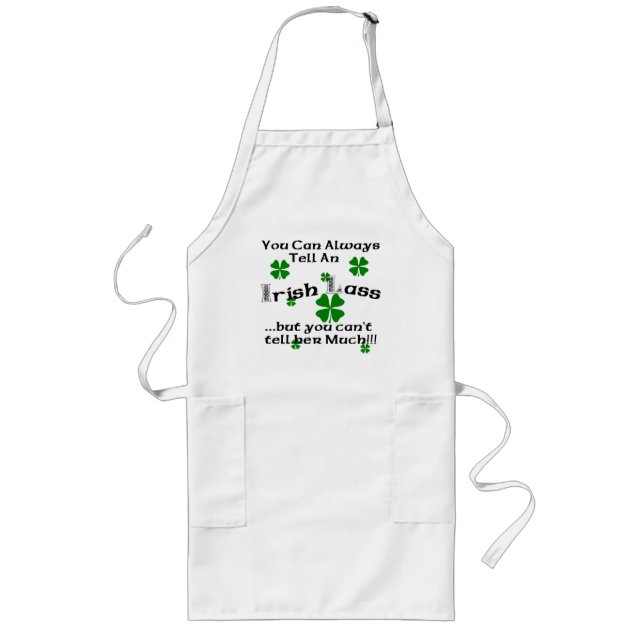 Irish Lass - You Can Always Tell.. Long Apron (Front)
