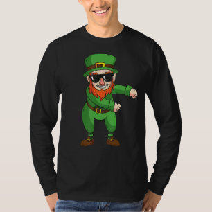 Irish Lebraun Floss Dance Figurine St Patricks Day T-Shirt