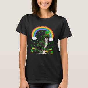 Irish Leprechaun Hat Boston Terrier St Patrick s D T-Shirt