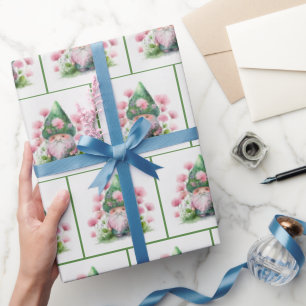 Irish Leprechaun In Garden  Wrapping Paper