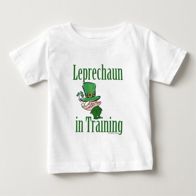 Irish Leprechaun in Training Baby T-Shirt (Front)