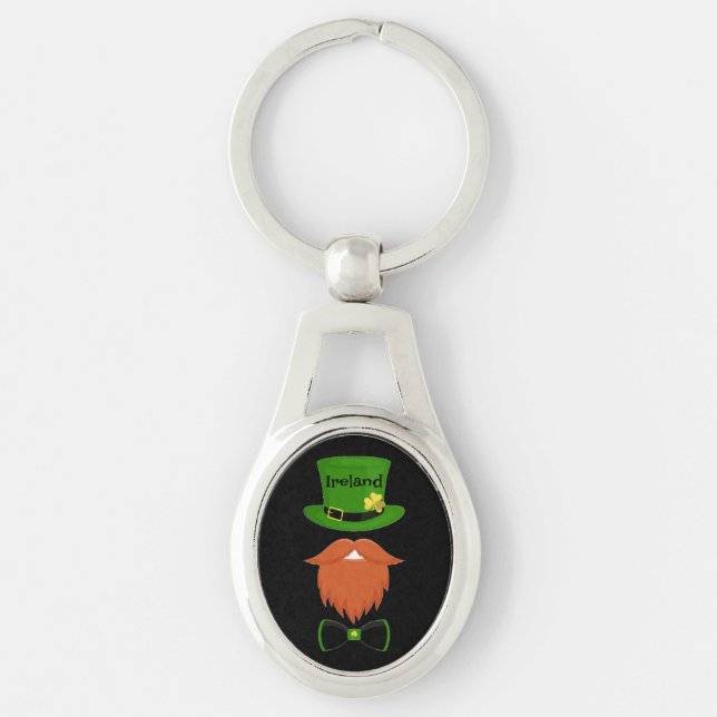 Irish Leprechaun Keychain (Front)