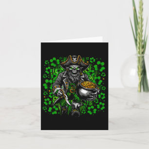 Irish Leprechaun Pirate St Patricks Day Party For Card