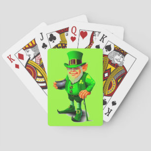 IRISH LEPRECHAUN playing cards