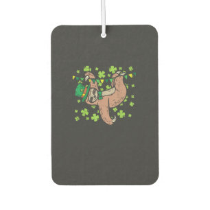 Irish Leprechaun Sloth Shamrock St Patricks Day An Car Air Freshener