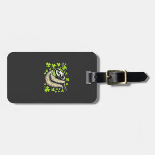 Irish Leprechaun Sloth Shamrock St Patricks Day An Luggage Tag