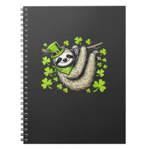 Irish Leprechaun Sloth Shamrock St Patricks Day An Notebook