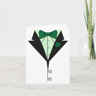 Irish Leprechaun Suit Easy Lazy Cosplay Halloween Card