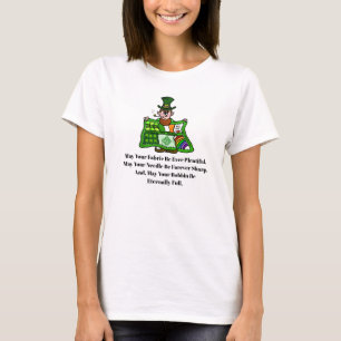 Irish Leprechaun with Quilt T-shirt
