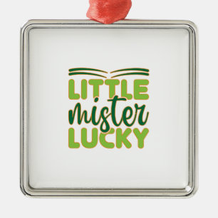 Irish Litle Mister Lucky Metal Ornament