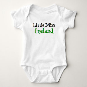 irish little miss baby bodysuit