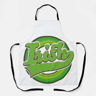 Irish logo. apron