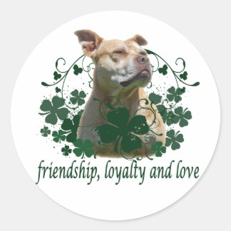Irish Love Classic Round Sticker