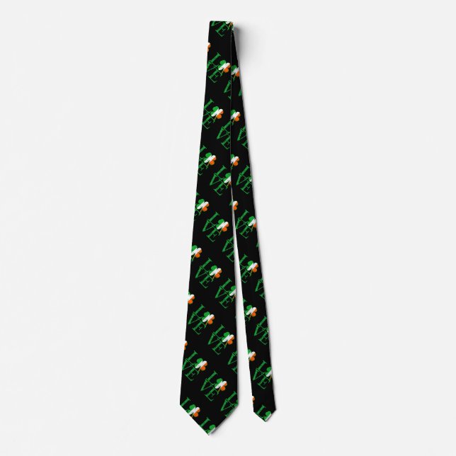 Irish Love for St Patricks Tie (Front)