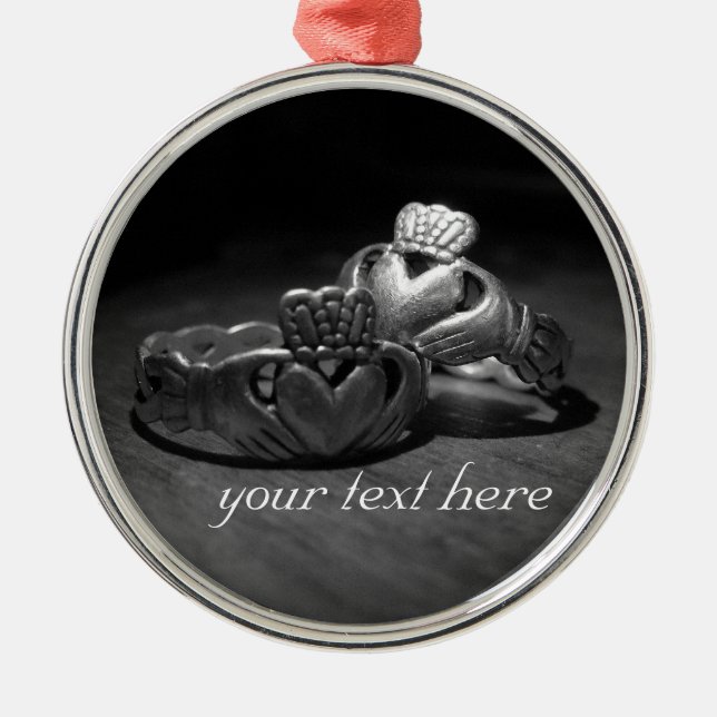 irish love metal tree decoration (Front)