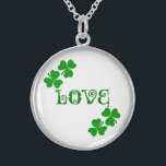 Irish Love Necklace St. Patrick's Day<br><div class="desc">Lovely necklace for your Irish Lad or Irish Lass. A necklace you can use every day of the year and not only on Valentine's Day or St. Patrick's Day. Also a very nice wedding favour.</div>