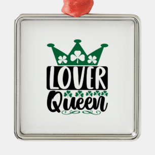 Irish Lover Queen Metal Ornament
