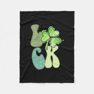 Irish Luck Fleece Blanket