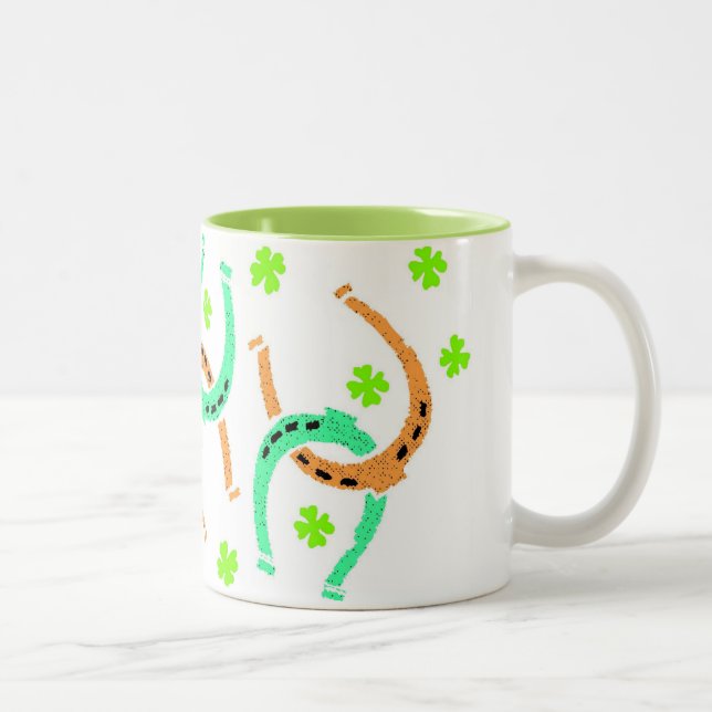 Irish Luck Two-Tone Coffee Mug (Right)