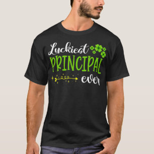 Irish Luckiest Principal Ever Funny Teacher St Pat T-Shirt