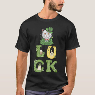 Irish Lucky Cats, Happy St. Patrick's Day St, Cat T-Shirt