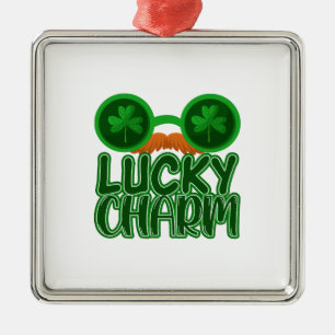 Irish Lucky Charm Metal Ornament