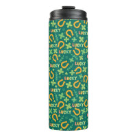 Irish LUCKY green pattern