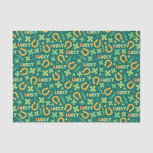 Irish LUCKY green pattern Tissue Paper