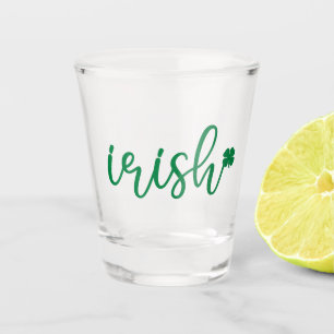 Irish Lucky Shamrock St. Patrick's Day Shot Glass