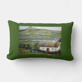 Irish Lumbar Throw Pillow Ireland Cottage