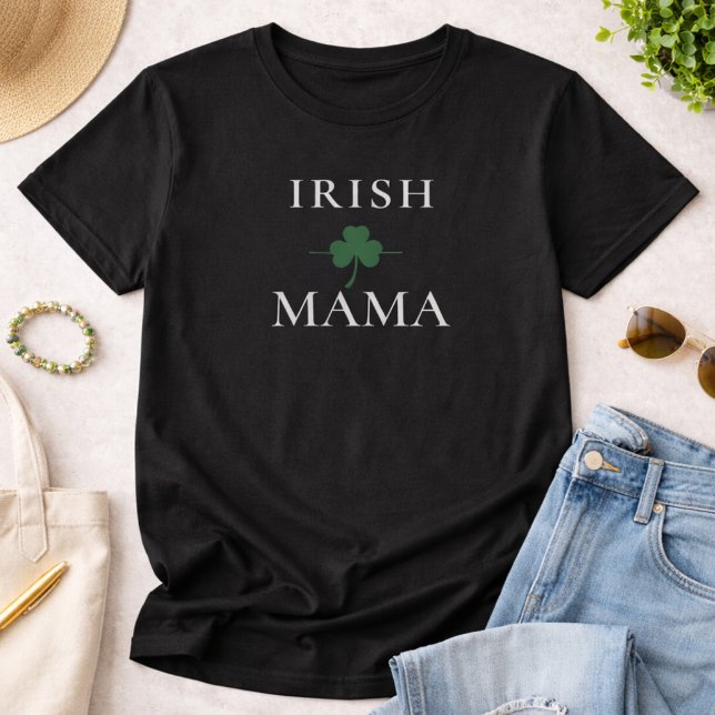 Irish Mama Shamrock T-Shirt (Creator Uploaded)