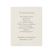 Irish Marriage Blessing Personalised Name Romantic