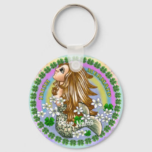 Irish Mermaid Key Ring