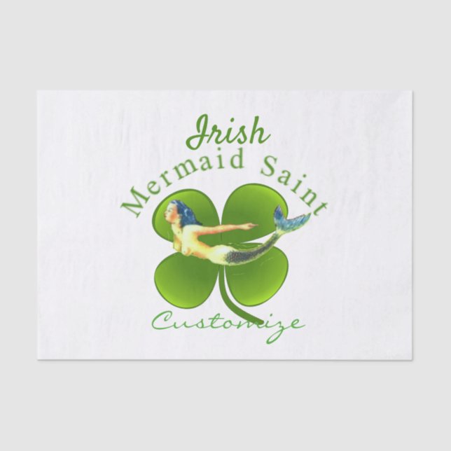Irish Mermaid Saint Thunder_Cove Tissue Paper (Front)